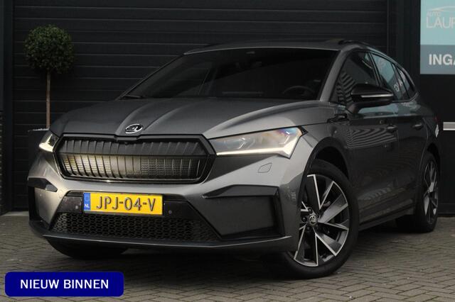 Skoda Enyaq iV 80 Sportline | 96% SOH | Panorama-dak | Warmte pomp | Comfort Seat Plus | Trekhaak | Snelladen