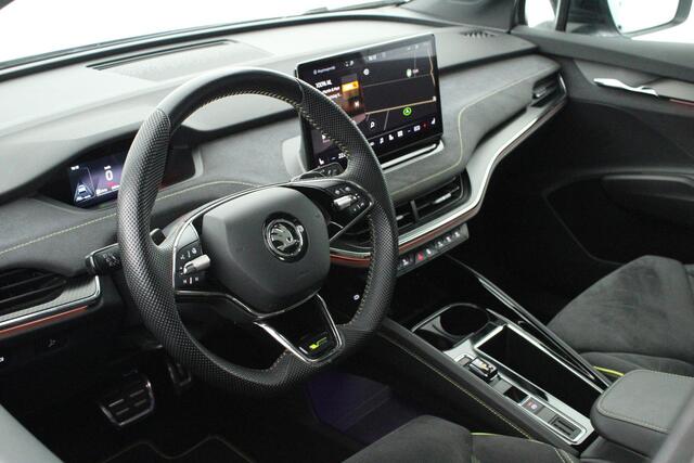 Skoda Enyaq iV Coupé 80 RS 299pk SOH 90% Panoramadak Warmtepomp Memory Stoelverwarming Keyless Navigatie