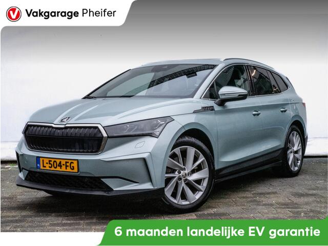 Skoda Enyaq iV 60 Trekhaak/ Panoramadak/ Matrix Led/ Navigatie/ 20" Lmv/ Stuurverwarming/ Camera/ Blindspot