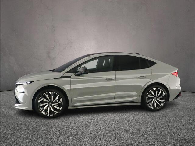 Skoda Enyaq iV Coupé 85 Sportline 286pk Automaat Panoramadak, Adaptive cruise control, 360 camera, Head up display, Navigatie, Elektrische achterklep, LED matrix koplampen, Stoelverwarming