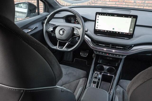 Skoda Enyaq iV 85 Sportline Trekhaak, El stoelen, Camera