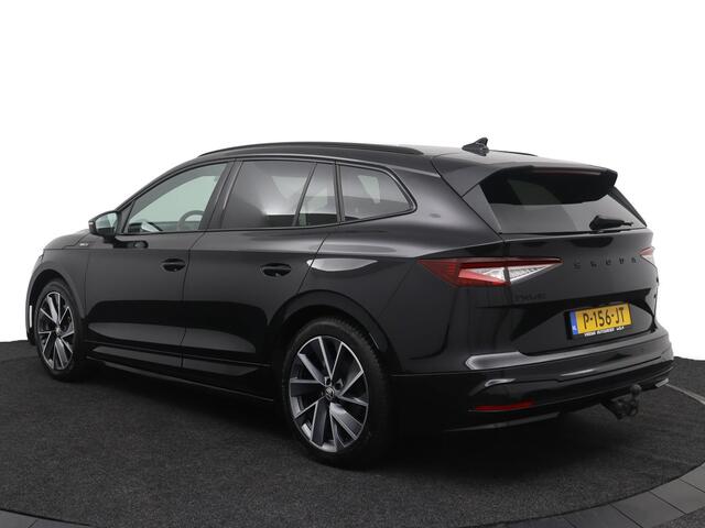 Skoda Enyaq iV 80 KWh Sportline - Trekhaak wegklapbaar - Sportstoelen - Stoelverwarming - Achteruitrijcamera - Panorama dak - Virena Zekerheidspakket ¤895,-