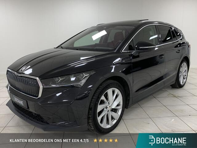 Skoda Enyaq iV 80 PANORAMADAK | UITKLAPBARE TREKHAAK | RONDOM ZICHT CAMERA | LEDEREN BEKLEDING