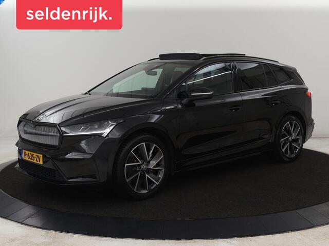 Skoda Enyaq iV 80 Sportline | SOH 94% | Panoramadak | Stoelverwarming | Memory | Adaptive cruise | Leder/Alcantara | Camera | Carplay | Keyless | DAB | Navigatie | Matrix LED