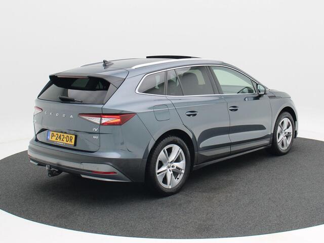 Skoda Enyaq iV 80 204 Pk Automaat | Trekhaak | Adaptive Cruise | 360° Camera | Stoel/Stuur Verwarming | Panorama Dak | 19 Inch | 105.620 Km !!