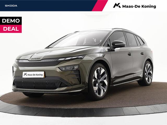 Skoda Enyaq iV 85X RS 4X4 | 340PK | Business Upgrade Advanced| Head Up display | Lodge Suite Leder | 21 Inch Vision | Trekhaak!