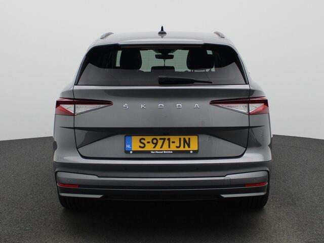 Skoda Enyaq iV 60 | Climate Control / ECC | Licht metalen velgen 20inch | Cruise control Standaard | Connectiviteit af fabriek | Navigatie | Half lederen bekleding | LED koplampen | Park Distance Control voor en achter | Achteruitrijcamera | Dakrailing |