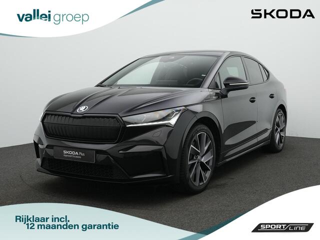 Skoda Enyaq iV Coupé 80 204 pk Sportline | Panoramadak | Geheugenstoel | Matrix LED | Leder/alcantara | Stuur-/stoelverwarming