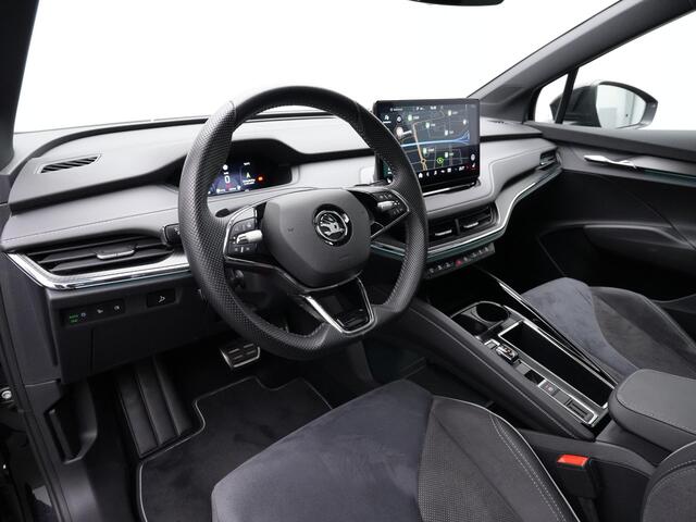 Skoda Enyaq iV Coupé 80 204 pk Sportline | Panoramadak | Geheugenstoel | Matrix LED | Leder/alcantara | Stuur-/stoelverwarming