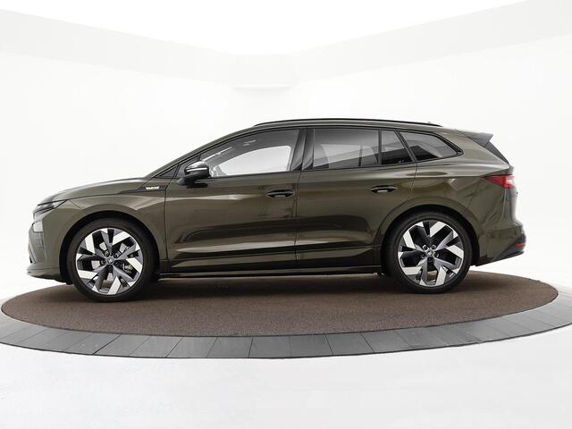 Skoda Enyaq iV 85X RS 4X4 | 340PK | Business Upgrade Advanced| Head Up display | Lodge Suite Leder | 21 Inch Vision | Trekhaak!