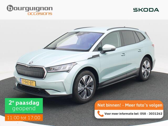 Skoda Enyaq iV 60 180 Pk | Trekhaak | Stoel/Stuur Verwarming | Camera | Navigatie | Climatronic | CarPlay | 19 Inch | 49.342 Km !!