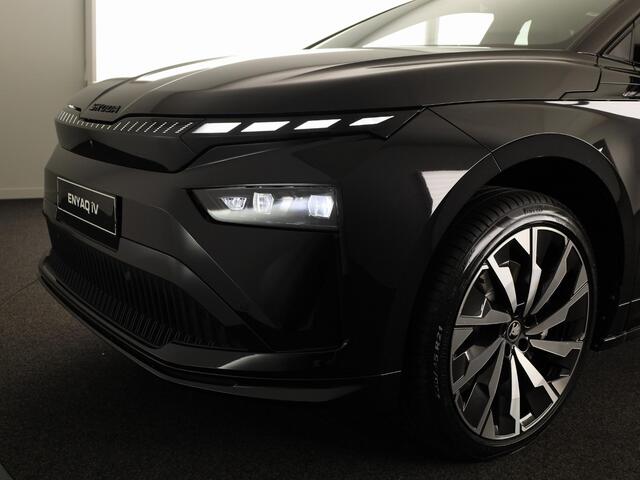 Skoda Enyaq iV 85 Sportline 286 pk | Panoramadak | Business Upgrade Pakket - ADVANCED | Trekhaak | 21 inch lichtmetalen velgen