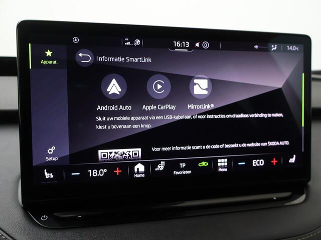 Skoda Enyaq iV Coupé 80 RS | 300 PK | Soh 89% | Trekhaak wegklapbaar | Panoramadak | Canton Sound | 21" LM velgen | Matrix LED koplampen |