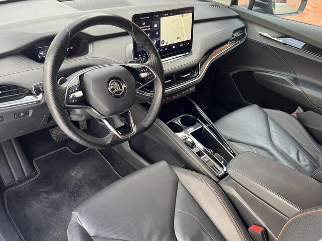 Skoda Enyaq iV 80 First Edition | Stuur- en stoelverwarming | Elektrische achterklep | Leder | Carplay/Android auto |