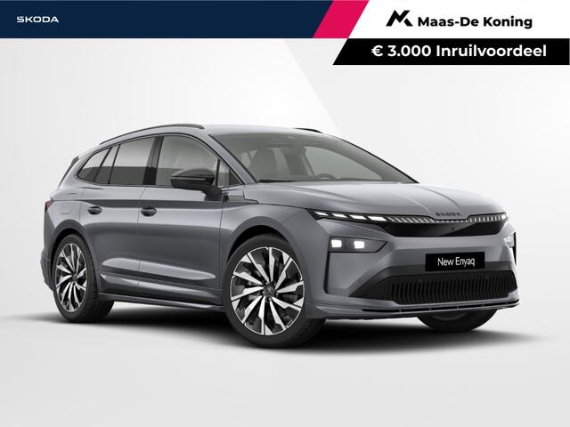 Skoda Enyaq iV Sportline Elektromotor 210 kW / 286 PK SUV 21'' velgen | Panoramisch schuif/kanteldak | wegklapbare trekhaak