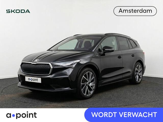 Skoda Enyaq iV 60 Sportline 180pk | Navigatie | Wegklapbare trekhaak | 20 inch Lichtmetalen velgen | Apple Carplay/- Android auto | Verwarmbare voorstoelen | Adaptieve cruise controle
