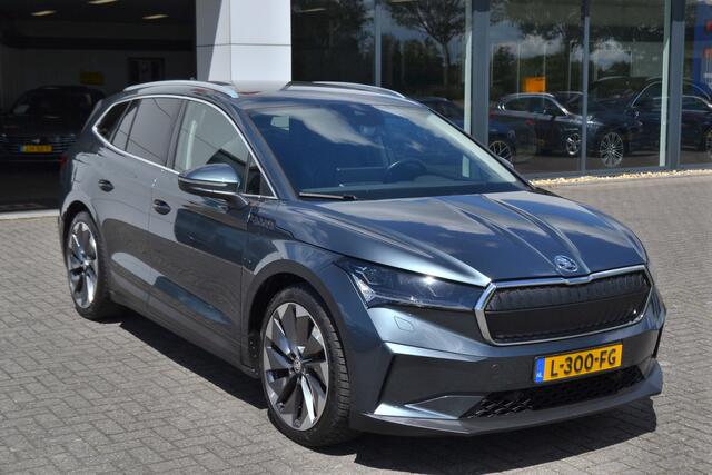Skoda Enyaq iV Leer | Warmtepomp | Carplay | Matrix Ledkoplampen | Keyless | Sport pakket 60