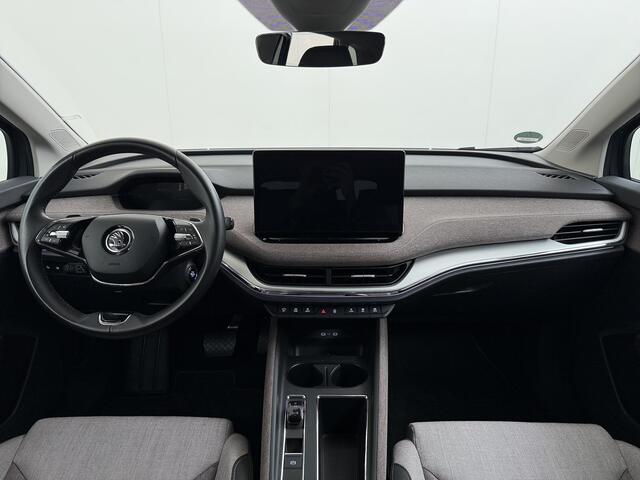 Skoda Enyaq iV 60 First Edition Adap.Cruise Stuur+Stoelverwarming Camera 3-Zone Ecc Elek.Stoel+Memory Apple Carplay Android Auto Navi Pdc SOH 90% Keyless Advanced Matrix-Led Privacy Glas Lmv 20" DAB P-Assist Dodehoek detector Rijstrooksensor Origineel Nederlandse Auto