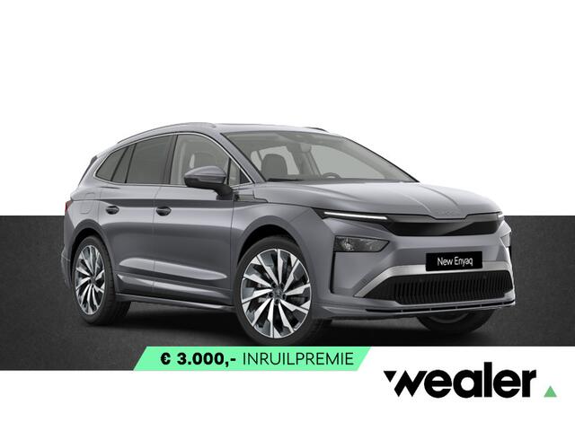 Skoda Enyaq iV 85 Selection Elektromotor 286 PK | Trekhaak | Panoramadak | 21" Lichtmetalen velgen | Elektrische achterklep |