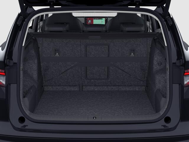 Skoda Enyaq iV Sportline Tour Edition 85 | Olibo Green | 21" inch velgen Supernova | panoramisch schuif/kanteldak | Elektrisch wegklapbare trekhaak | Business Upgrade - Advanced | ¤3000,- inruilpremie |