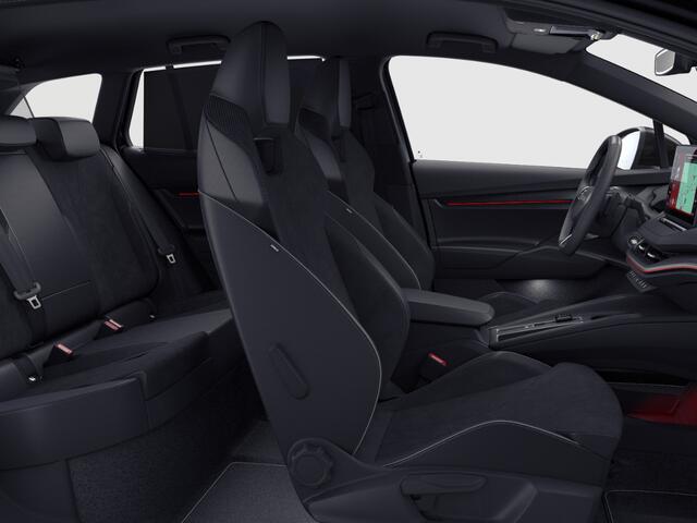Skoda Enyaq iV Sportline Tour Edition 85 | Olibo Green | Elektrisch wegklapbare trekhaak | ¤3000,- inruilpremie |