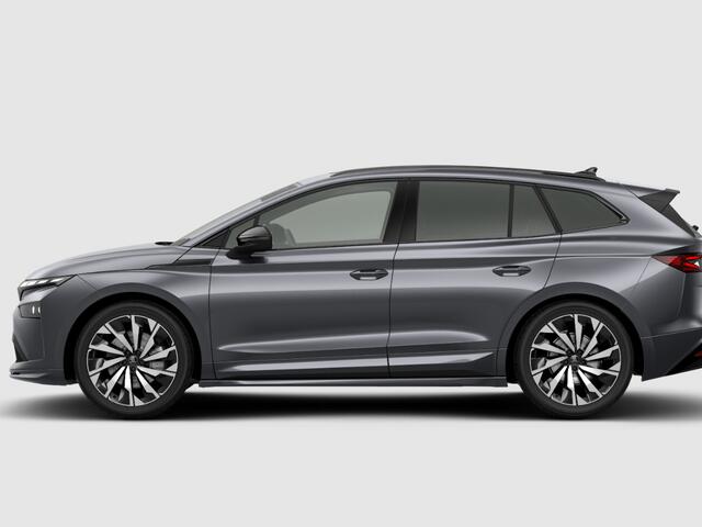 Skoda Enyaq iV Sportline Tour Edition 85 | 21" inch velgen Supernova | Panoramisch schuif/kanteldak | Elektrisch wegklapbare trekhaak | Business Upgrade - Advanced | ¤3000,- inruilpremie |