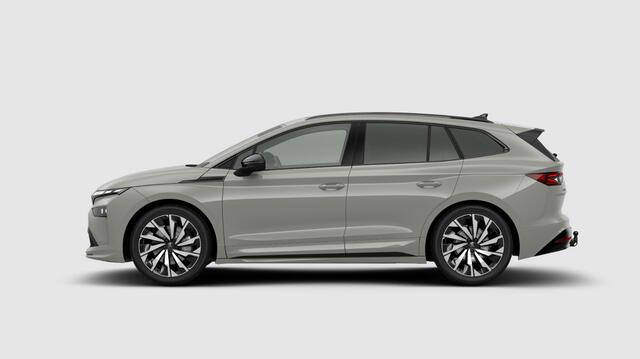 Skoda Enyaq iV Sportline Tour Edition 85 | 21" inch velgen Supernova | Panoramisch schuif/kanteldak | Elektrisch wegklapbare trekhaak | Business Upgrade - Advanced | ¤3000,- inruilpremie |