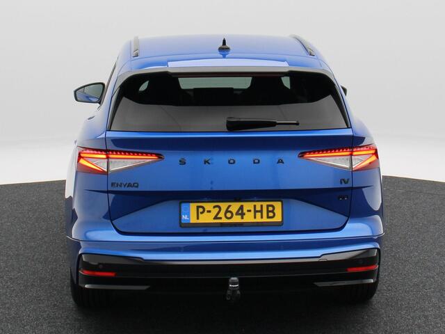 Skoda Enyaq iV 60 Sportline 180 Pk | Stoel/Stuurverwarming | Camera | Alcantara | Climatronic | CarPlay | Trekhaak | Matrix LED | 20 Inch | 87.265 Km !!