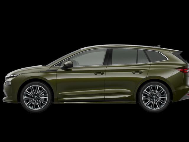 Skoda Enyaq iV 85 Business Edition 286 PK | Trekhaak | 21" lichtmetalen velgen | Olibo Green | Panorama dak |