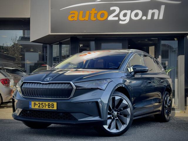 Skoda Enyaq iV 80. PANODAK VOL-LEDER NAVI CAMERA360 DIGI-DASH APPLE-CARPLAY LED 22 INCH-LMV PDC