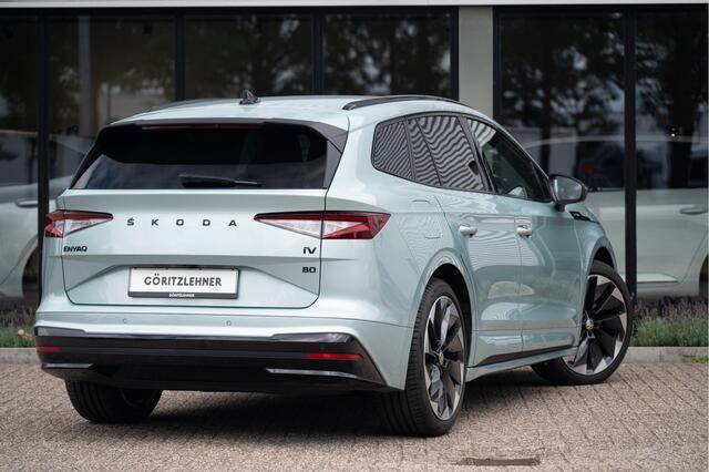 Skoda Enyaq iV 80 Sportline Business | HUD | 21" | Stoel- Stuurverw | ACC | Camera