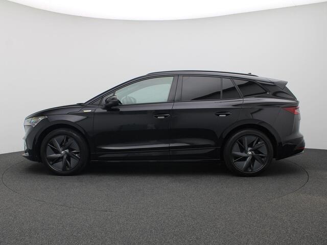 Skoda Enyaq iV RS Edition 82 kWh 299PK Aut. SOH 90%, 360gr. Camera, Matrix LED-Verlichting, 20" LM Velgen, Head-Up Display, Canton Audio, Virtual Pedal, Keyless, Stoel-stuurverwarming