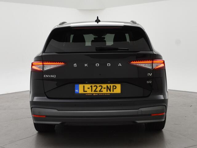 Skoda Enyaq iV 60 FIRST EDITION + CHRYSTAL LIGHTNING | 21 INCH | ADAPTIVE CRUISE | MEMORY | SFEERVERLICHTING