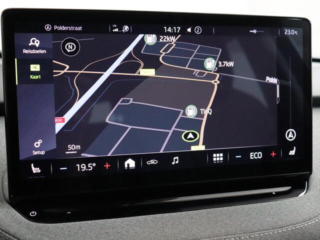 Skoda Enyaq iV 60 SOH 93.1% Trekhaak Stoel Stuurverwarming Camera Halfleer comfort stoelen