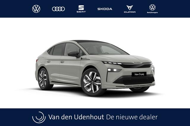 Skoda Enyaq iV Coupé 85 Elektromotor 286 1AT Sportline | Chrome interieur accenten | Driving mode select | LED interieurverlichting inclusief sfeerverlichting