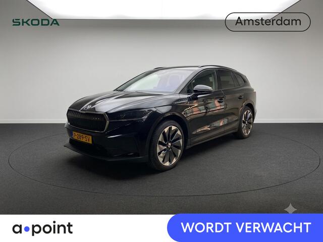 Skoda Enyaq iV 60 180 pk | Navigatie | Parkeersensoren | Achteruitrijcamera | Lederen bekleding | Autom. airco (3 zones) | Stoelverwarming | Matrix LED koplampen |