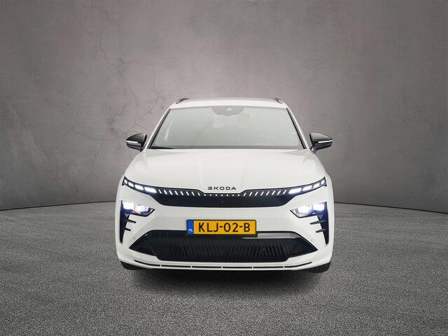 Skoda Enyaq iV 85X RS 340pk Automaat Trekhaak, Adaptive cruise control, LED matrix koplampen, Achteruitrijcamera, Elektrische achterklep, Navigatie, Stuurwiel verwarmd
