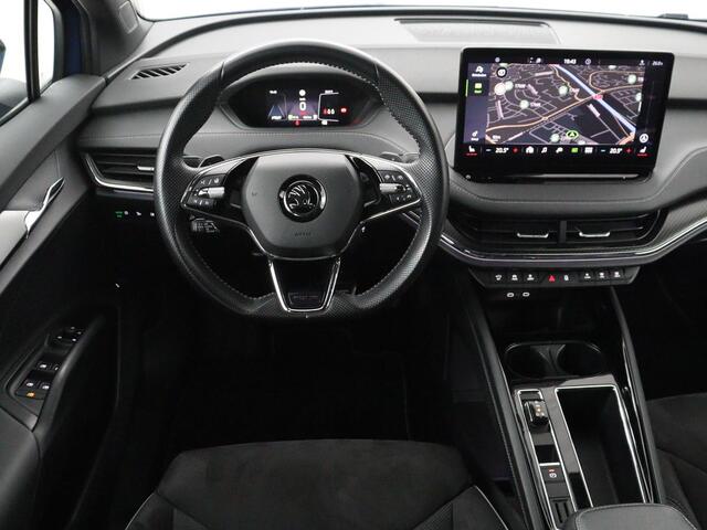 Skoda Enyaq iV 80 Sportline | SOH 93,2% | Leder/alcantara | Stuur/stoelverwarming | Carplay | Sfeerverlichting | Adaptive cruise | Dodehoek detectie | Camera | Park assist