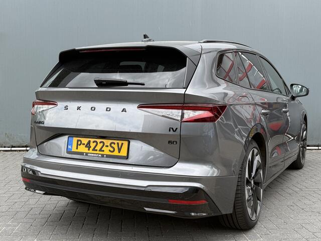 Skoda Enyaq iV BWJ 2022 60 180 PK Sportline FULL LED | HALF LEDER | STOEL + STUURVERW. | ADAPTIVE CRUISE | CAMERA | NAVI | CLIMA | LMV | PDC