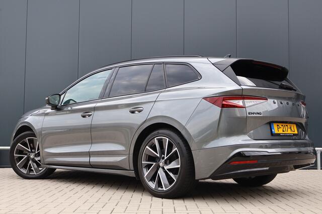 Skoda Enyaq iV 80 Sportline 95% soh! | Trekhaak | Matrix LED | Camera | Stoelverwarming | 20 Inch | Stuurverwarming