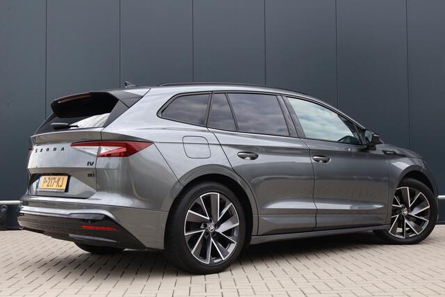 Skoda Enyaq iV 80 Sportline 95% soh! | Trekhaak | Matrix LED | Camera | Stoelverwarming | 20 Inch | Stuurverwarming