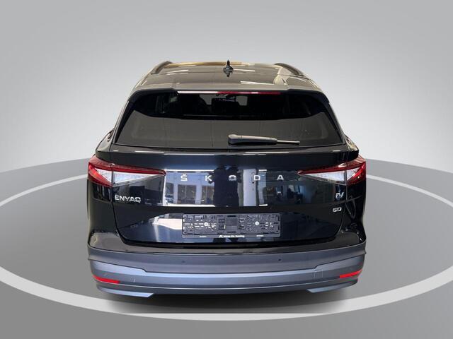 Skoda Enyaq iV 60 180pk · SOH 96,1% · 360 Camera · Inklap. Trekhaak · Matrix LED · Stuur- & Stoelverwarming · Elek. Bestuurdersstoel · Keyless ·