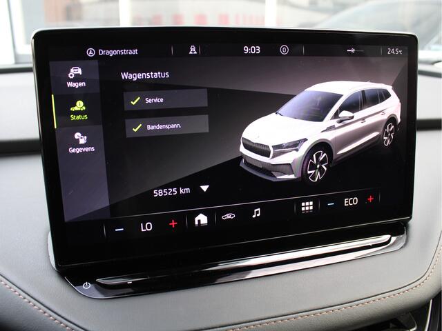 Skoda Enyaq iV 60 First Edition /NAVI/Panoramadak/Leder/20'LM/PDC/Cruise/Climate control/DAB+/Carplay/NAP! 1e eig!