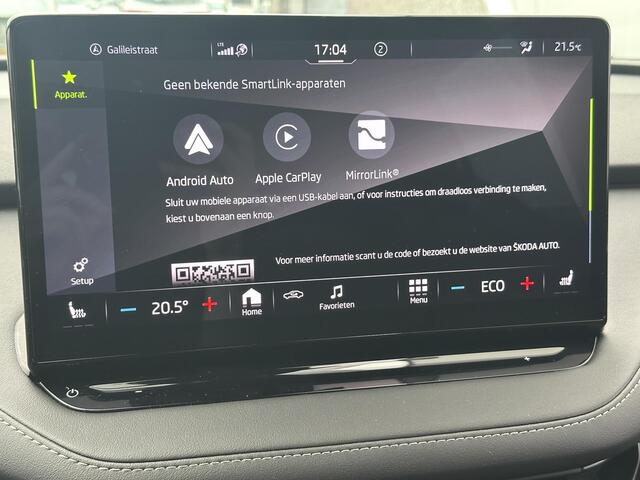 Skoda Enyaq iV 60 Sportline / Elektrisch Wegklapbare Trekhaak / Elektrische Bestuurdersstoel met Memory / Apple Carplay & Android Auto / 360 Graden Camera /