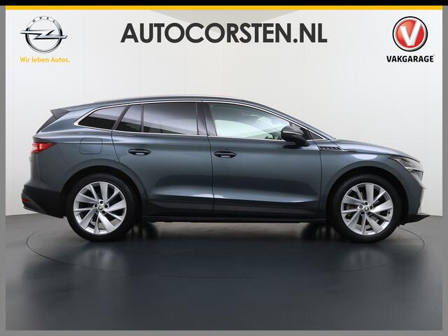 Skoda Enyaq iV 80 SOH 90% Warmtepomp Adap.Cruise Camera Stuur+Stoelverwarming Blind Spot 3-Zone Ecc Navi Apple Carplay Android Auto Matrix Led Keyless Assistentie Pakket Comfort-pakket Lane Assist P-Assist Lmv 20" Privacy Glas Pdc Isofix Origineel Nederlandse Auto Dealeronderhouden