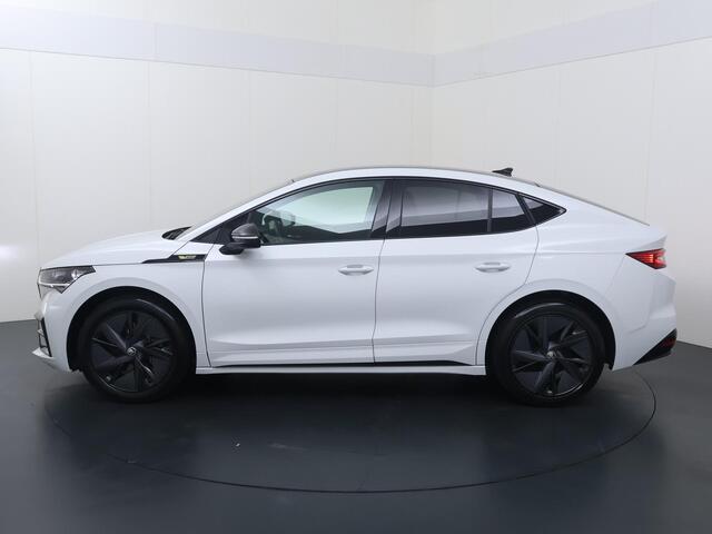 Skoda Enyaq iV Coupé 80 RS | 299 PK | SoH 91% | Warmtepomp | Achteruitrijcamera | Panoramadak | Canton Audio | Volleder | Head-up Display | Matrix LED |