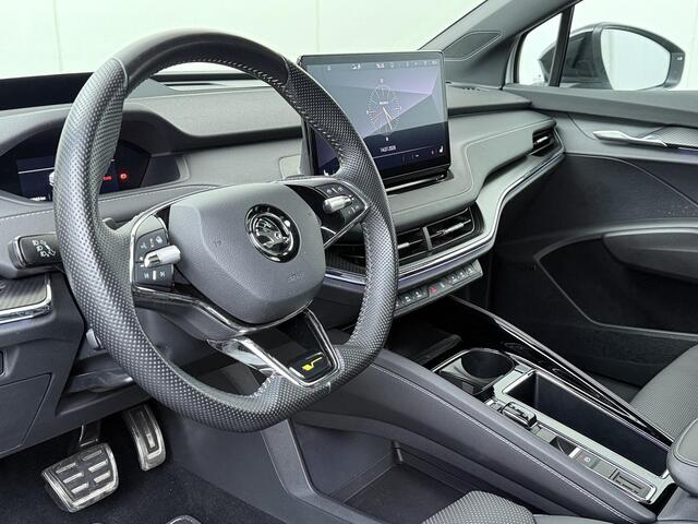 Skoda Enyaq iV Coupé 80 RS | 299 PK | SoH 91% | Warmtepomp | Achteruitrijcamera | Panoramadak | Canton Audio | Volleder | Head-up Display | Matrix LED |