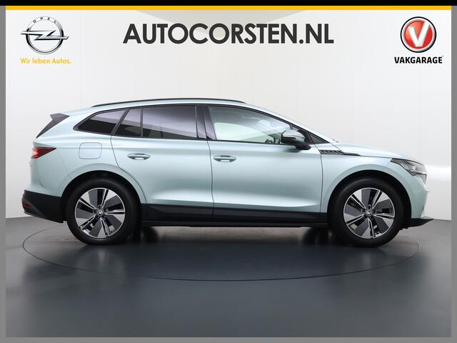 Skoda Enyaq iV 60 SOH 93% Camera Comfort-pakket Draadloze telefoonlader Keyless entry Privacy Glas Apple Carplay Android Auto Navi Ecc Pdc P-Assist Lmv Led Isofix Mirrorlink® Cruise Control 1e Eigenaar Origineel Nederlandse Auto