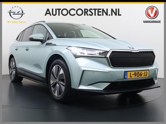 Skoda Enyaq iV 60 SOH 93% Camera Comfort-pakket Draadloze telefoonlader Keyless entry Privacy Glas Apple Carplay Android Auto Navi Ecc Pdc P-Assist Lmv Led Isofix Mirrorlink® Cruise Control 1e Eigenaar Origineel Nederlandse Auto