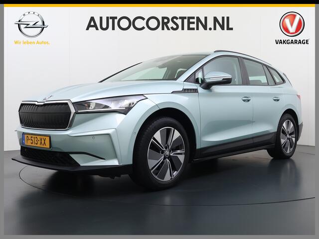 Skoda Enyaq iV 60 SOH 91% Trekhaak Camera P-Assist Apple Carplay Android Auto Navi Ecc Pdc Lmv Isofix Led Cruise Control Keyless Rijstrooksensor Verkeersbord detectie 1.000KG Trekgewicht